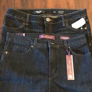 PETITE JEAN lot size 10p VERA WANG skinny STRETCH